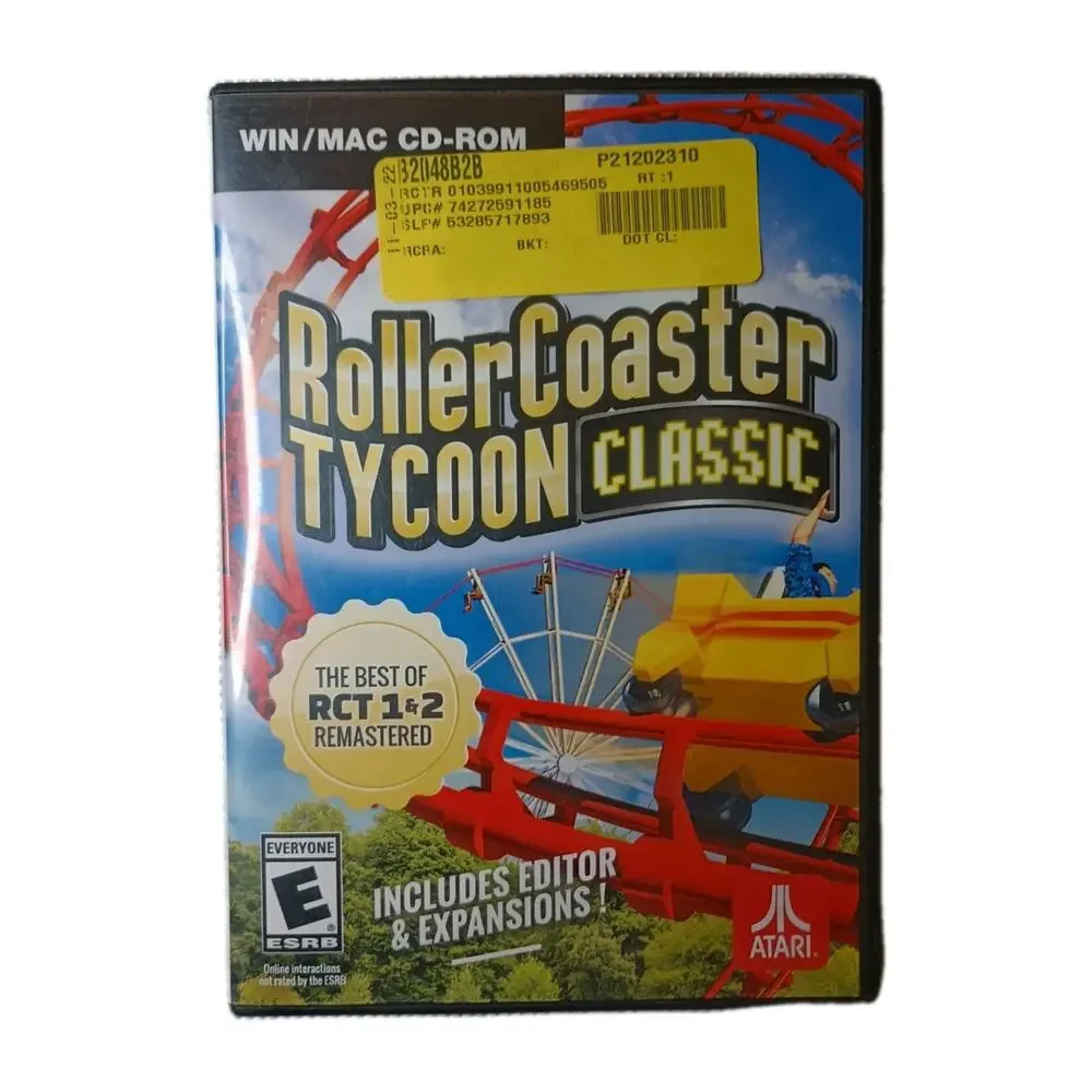 RollerCoaster Tycoon Classic. Windows/Mac. Remastered Game Rated E